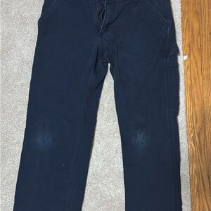 Carhartt Navy Carpenter Pants 33x28